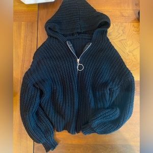 Chunky cropped sweater